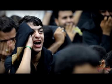 و أقصد بالدمع مشاي للحضرة الحسينية