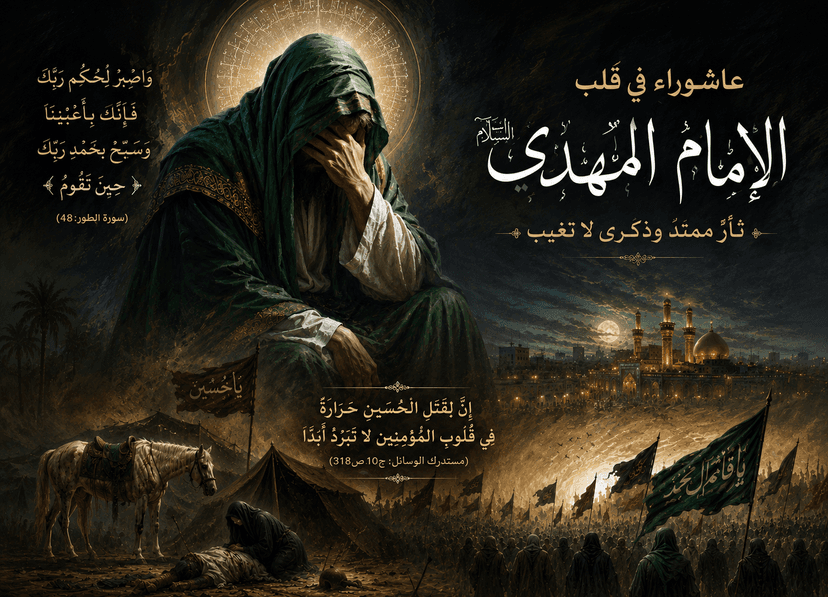 عاشوراء في قلب الإمام المهدي عليه السلام؛ ثأرٌ ممتد وذكرى لا تغيب